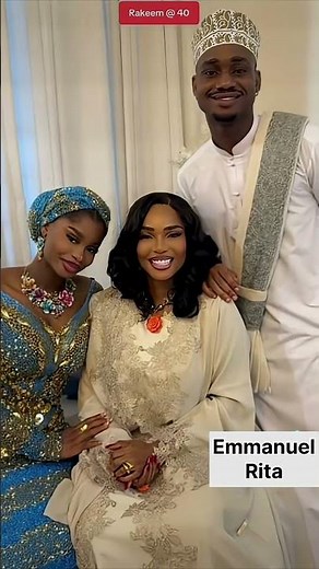Priscilla, Iyabo and Festus Ojo at baby Raheem’s naming ceremony.