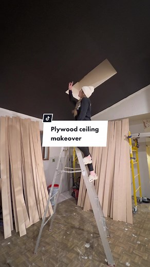 Plywood Ceiling Makeover: Transforming Spaces with Plywood