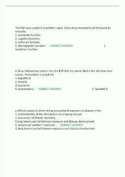 ANCC FNP sample questions 202324 video