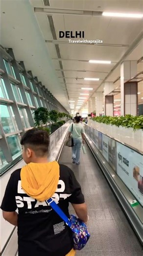 First time landing at T3 Delhi and wow #delhi #flight #vlog