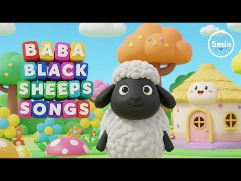 Farm Animals Rhyme 🐑 | Baba Black Sheep | Classic Nursery Rhyme for Kids | Fun Learning & Sing Along