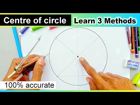how to find the centre of a circle