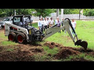 Bobcat backhoe