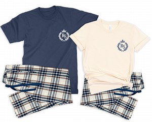 Couple Matching Pajamas With Custom Initials. Personalized Husband Wife Lounge SET. Anniversary Gift. Gift for Boyfriend and Girlfriend NN24 - Etsy