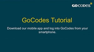 2. Download our mobile app and log into GoCodes from your smartphone