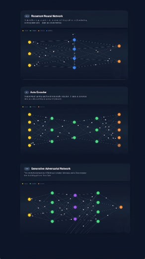 kreggscode on Instagram: "Visualizing the architecture of intelligence. 🕸️✨ Every neural network is built on the same fundamental concept: Layers. 🟡 Input Layer: Receives the raw data (pixels, text, numbers). 🟢 Hidden Layers: Where the magic happens—processing features and finding patterns. 🟠 Output Layer: Delivers the final prediction or decision. From the simple Perceptron to the complex loops of an RNN, these structures are the blueprints for how machines learn. 📐 #NeuralNetworks #Machin