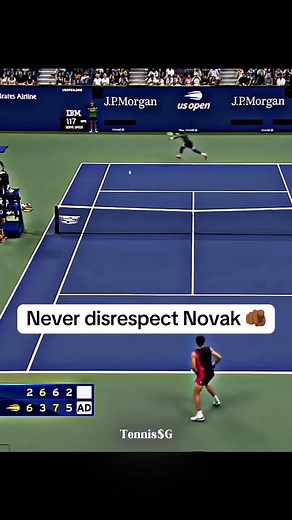 A lesson in humility. Context: title-less Shelton doing over-the-top screaming at almost every point and cringe-worthy dialled in celebration at every match. Naturally, hawk-eyed Novak got wind of it. At the end of the straight-sets semifinal win, Novak coldly told him in a toned down mockery: "Doesn't feel good when it's done in your face, does it?" The handshake was even colder. At the post-match media conference, Shelton even had the audacity to pretend to the press that he didn't see the mim