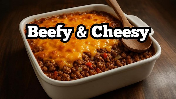 Chef Brian’s ground beef skillet casserole with creamy pasta and cheese