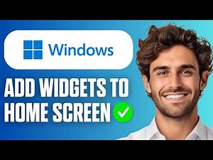 How To Add Widgets To Windows 11 Home Screen (Desktop) (Full Guide 2026)