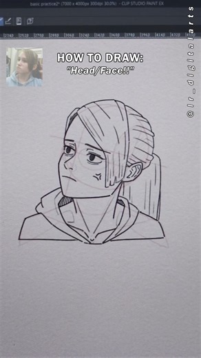 Draw Faces With Me (Chommang Method) 😭 #digitalart #shorts #drawing #art #digitaldrawing