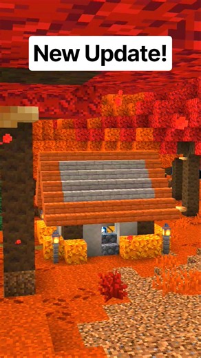 House Tutorial in the new Dappled Forest Biome 🍁🍂✨