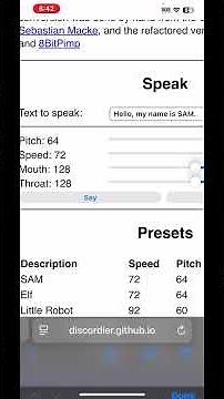 This is sponsored by text to speech, Sam