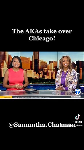 The AKAs take over Chicago for the city’s Leadership Conference, bringing 9,000 phenomenal women to the Windy City 🩷💚 @akasorority1908 #aka #1908 #service #chicago #women #alphakappaalpha #cps #students families #news #abc #live #leadership #conference | Samantha Chatman