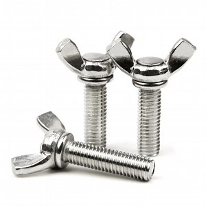 [Hot Item] Hexagonal Bolt and Nut with Wing for Machinery Fastening
