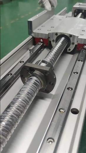 mounting ball screw linear module #linearmotion #linearactuator #linearguide #factory #assembly