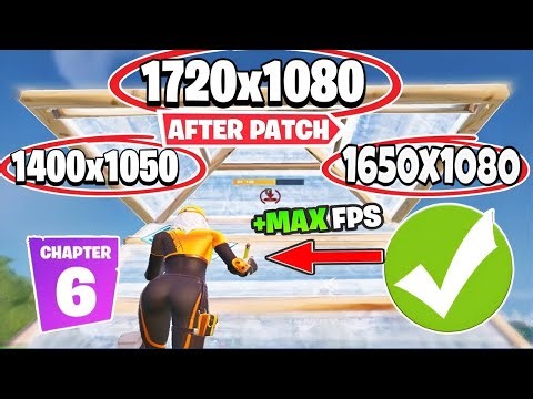 How To Get A STRETCHED RESOLUTION In Fortnite Chapter 6!