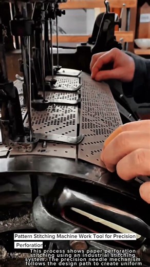 Pattern Stitching Machine Work Tool for Precision Perforation #worktool