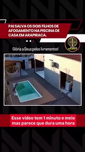 O que parecia ser uma tarde de brincadeiras no começo do período de férias escolares quase se transformou em uma tragédia na cidade de Arapiraca, Agreste de Alagoas. Isso porque, no final da tarde dessa segunda-feira, 1º, duas crianças quase morreram afogadas na piscina de uma casa no residencial João Lopes, e precisaram ser salvas pelo pai. Imagens de uma câmera de segurança (veja mais abaixo) flagraram toda situação. Por volta das 17h, um menino corre para entrar na piscina, mas escorrega na p