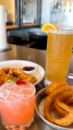 6.2K views · 41 reactions | An inside look at our cocktail of the month being on happy hour! Come in Sunday-Thursday from 3-6 to get $6 cocktails, $5 bar snacks, $4 margs, and $3 beer! | Grub Burger Bar | Facebook