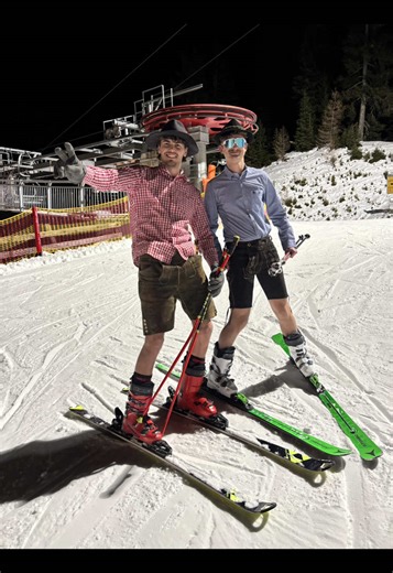 DJ Ötzi Skiing in Tirol