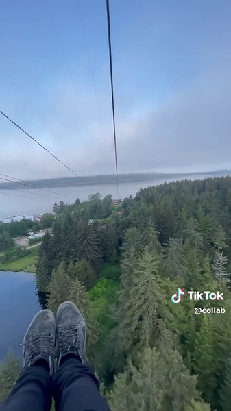 Mountain Ziplining Adventure in Alaska