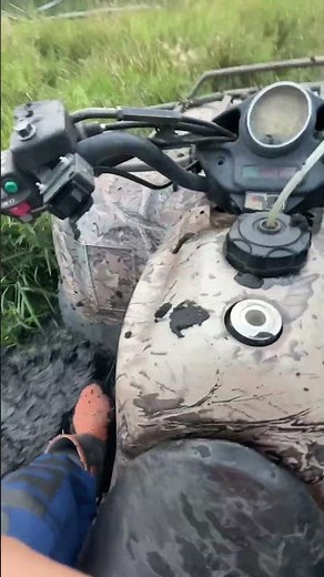 Kawasaki prairie 360 4x4 mudding in 2wd