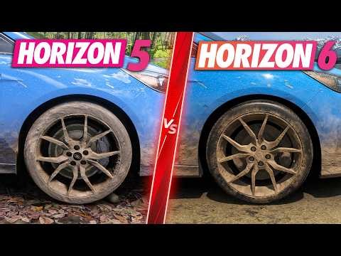 Forza Horizon 6 vs Forza Horizon 5 - Direct Comparison! Attention to Detail & Graphics! PC ULTRA 4K