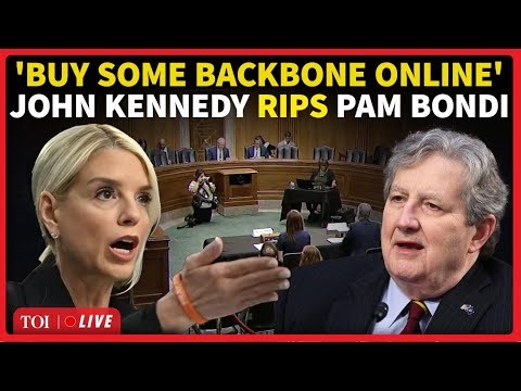 John Kennedy CLASHES With Pam Bondi In Fiery Senate Hearing Over DOJ Spying Allegations