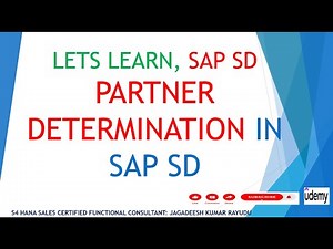 PARTNER DETERMINATION IN SAP SD