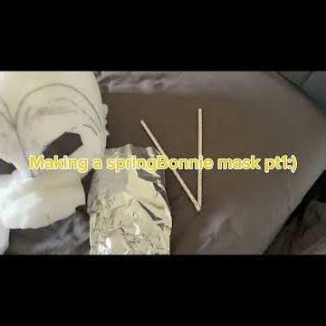 Making #springbonnie mask #fnaf