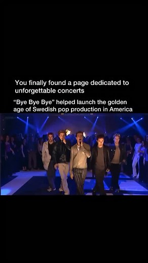 Unforgettable Concerts on Instagram: "🕺 NSYNC – “Bye Bye Bye” (Pop Perfection in Motion) When NSYNC dropped “Bye Bye Bye” in 2000, they didn’t just say goodbye—they redefined pop spectacle. With its instantly iconic choreography, punchy harmonies, and breakup anthem energy, the track became a cultural reset. The music video’s marionette theme mirrored the song’s message of breaking free, while the live performances turned stadiums into synchronized dance floors. It was boy band brilliance at it