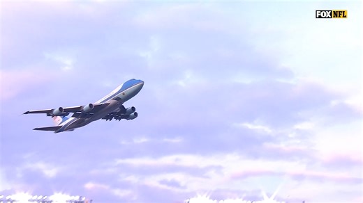 Air Force One Does a Flyover Above Commanders-Lions Again Dedicated to U.S. Servicemen | Sean Hannity