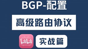 【B站最全】一则合集带你弄懂BGP-高级路由协议！路由概述|路由特性|高级特性实验