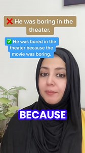 19K views · 529 reactions | Adjectives -ed and -ing. How to use them correctly in sentences. English grammar/ daily use English words/ English vocabulary/ common English mistakes/ English phrases/ English speaking mistakes/ avoid English mistakes #englishgrammar #pronunciationtips #English #englishvocabulary #learning #englishspeaking #EnglishForEveryone #englishforbeginners #englishforchildren #englishlearning | Sadia English | Facebook