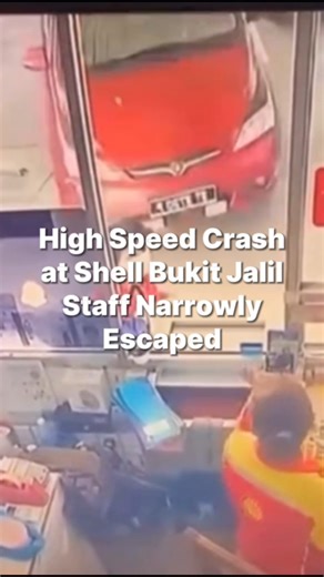 11K views · 17 reactions | 【 Terrifying Crash at Shell Bukit...