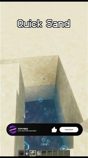 How to Make Quick Sand in Minecraft 🟨✨
