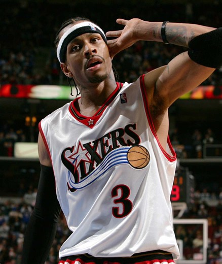 White Iverson || #denzelpost #fyp #nba #alleniverson #76ers | allen