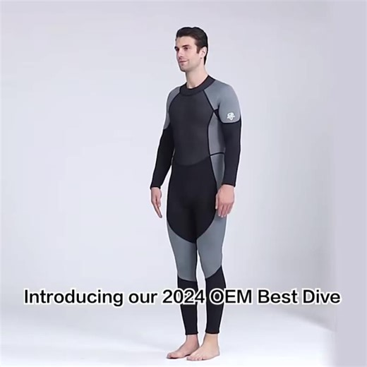 Waterproof 5/3mm Neoprene Long Sleeve Triathlon Wetsuit for Adults Surfing Diving Snorkeling Swimming