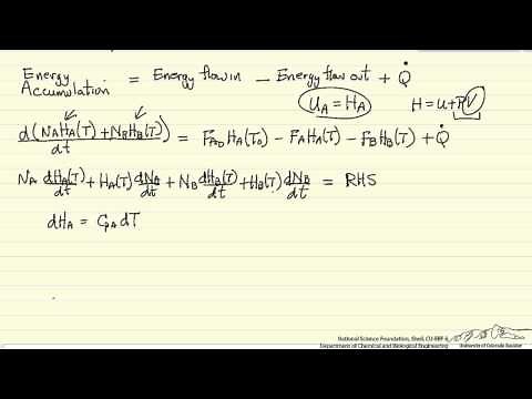 CSTR Energy Balances