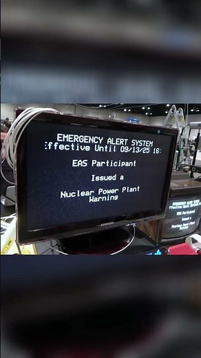 EAS System Alert: Simulating a Nuclear Plant Warning (Part 2) #shorts