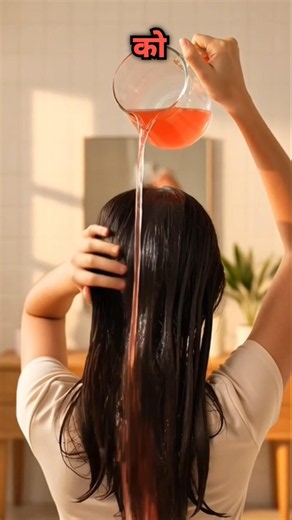 The Herbal Hair Rinse Everyone Is Trying for Hair Growth! 🌺#haircare #hairgrowth