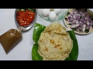 How to make Egg Paratha - Egg Parotta - Kothu Parotta