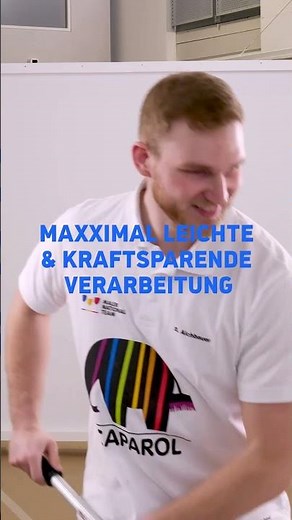 CapaMaXX Pro: Daniel vom Maler-Nationalteam macht den Streichtest! #caparol #capamaxxpro #leicht