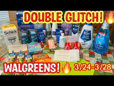 Walgreens || 3/24-3/28 || Double GLITCH || Stock Up!🔥🔥