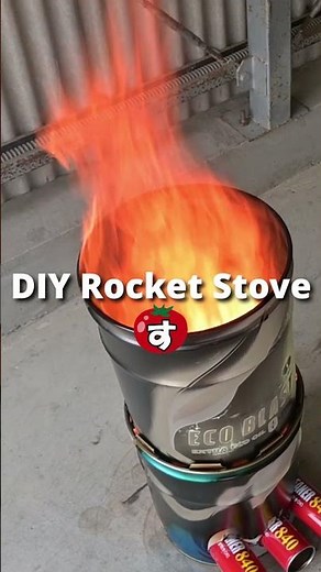 [Easy DIY] Rocket Stove Made from a 5-Gallon Bucket | Works as an Incinerator & Wind-Resistant