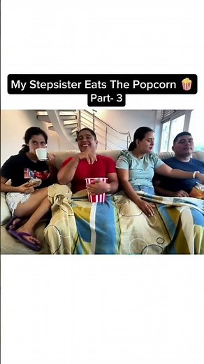 My stepsister eat popcorn 🍿|American actress | P*rn star | Viral videos | Hot girls | Trending video