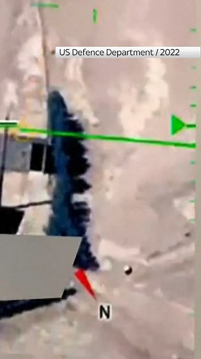 26K views · 130 reactions | Footage of a UFO sighted by a US drone over the Middle East in 2022 has been released. It was previously marked classified by the government and it shows a fast-moving "metallic orb" travelling over buildings. The US says it is looking into hundreds of UFO sightings and that none are officially linked to aliens | Sky News | Facebook