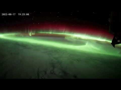 Beautiful view of Aurora Australis as seen from the ISS