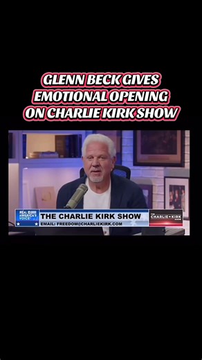 🚨 😭 Glenn Beck places Rush Limbaugh’s famous 'golden microphone' in front of Charlie Kirk’s mic while hosting 'The Charlie Kirk Show.' "I think it's appropriate that it sits in front of Charlie's microphone." | Edie Cornelius