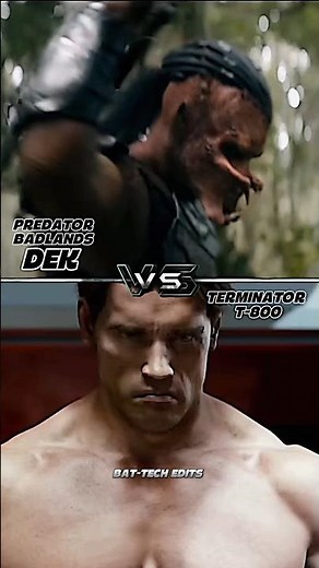PREDATOR VS TERMINATOR #predator #predatorbadlands #terminator #t8000 #shorts #ytshorts #vs #1vs1